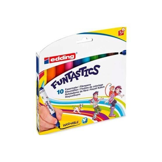 Edding Funtastıcs Kalın Uçlu Keçeli Kalem 10'lu Set