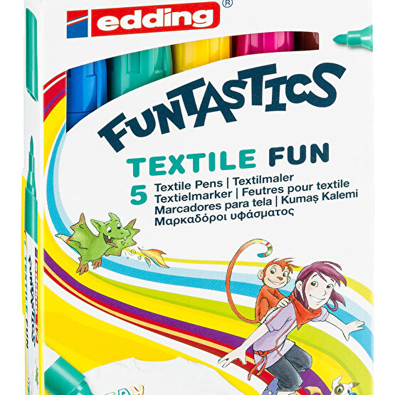 Edding Funtastics Kumaş Boyama Kalemi 5li CD-DVD-Asetat Kalemi Fiyatı