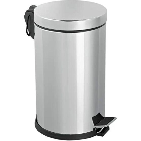 Efor Paslanmaz 430 Krom Metal Iç Kovalı Pedallı Ofis Banyo Mutfak Çöp Kutusu Kovası - 3 Litre Çöp Kovaları Fiyatı