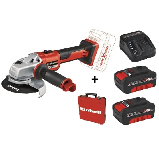 Einhell Axxıo 125 Mm Taslama Makinesi + 2*4.0 Ah Plus Starter Kit + Canta Taşlama Makinesi Fiyatı