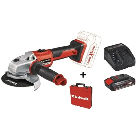 Einhell Axxıo 125 Mm Taslama Makinesi + 2.5 Ah Starter Kit + Canta Taşlama Makinesi Fiyatı