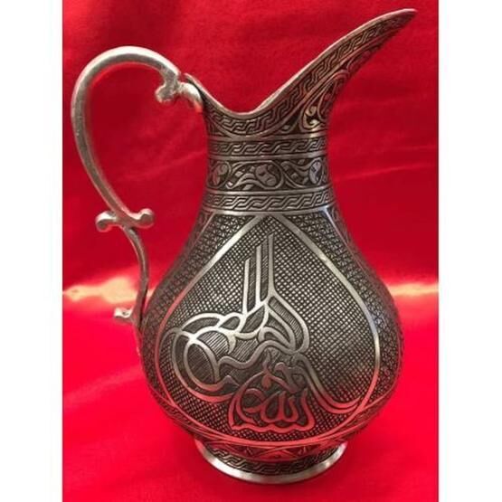El İşlemesi Bakır Sürahi