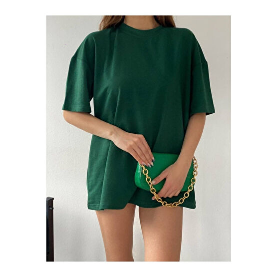 ELİTA FASHİON Elita Oversize Unisex Basic T-shirt 3-4 Yaş Beden Bayan T-shirt Fiyatı