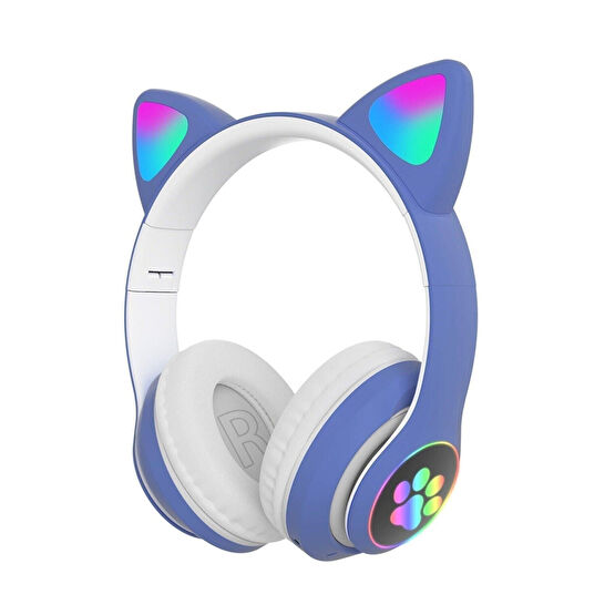 ELROND A Kalite Vilya Kedi Kulağı Detaylı Bluetooth Kablosuz Kulaklık Çocuk Oyuncu (STN-28) Kulak Üstü Kulaklık Fiyatı
