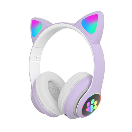 ELROND Vilya Kedi Kulağı Detaylı Bluetooth Kablosuz Kulaklık Çocuk Oyuncu (STN-28) Kulak Üstü Kulaklık Fiyatı