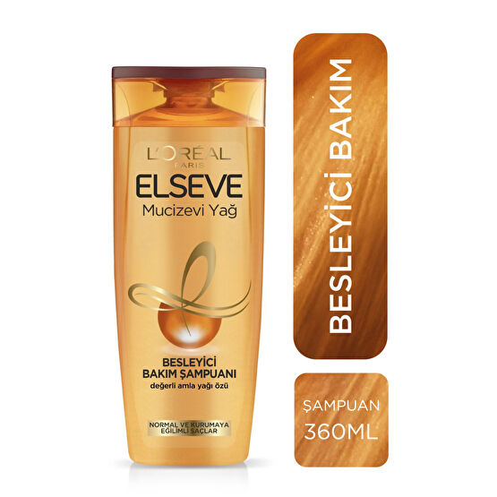 ELSEVE Loréal Paris Mucizevi Yağ Besleyici Bakım Şampuanı 360 ml