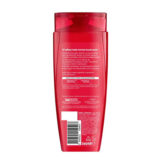 Elseve Şampuan 360 ml Renk Koruyucu Bakım Color Vive