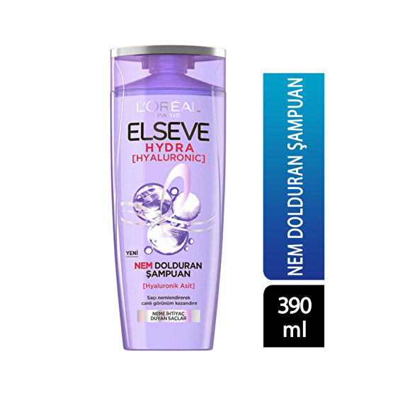 Elseve Şampuan 390 ml Hydra Hyaluronic Nem Dolduran Diğer Fiyatı