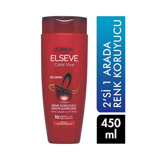 Elseve Şampuan 450 ml 2'si 1 Arada Renk Koruyucu Diğer Fiyatı