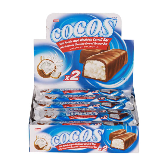 Elvan Cocos 48 Gr. 24 Adet (1 Kutu) Çikolata ve Gofret Fiyatı