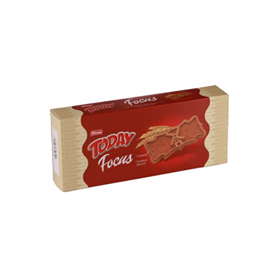 Elvan Today Focus Caramelli Bisküvi 160 Gr. (1 Paket) Çikolata ve Gofret Fiyatı