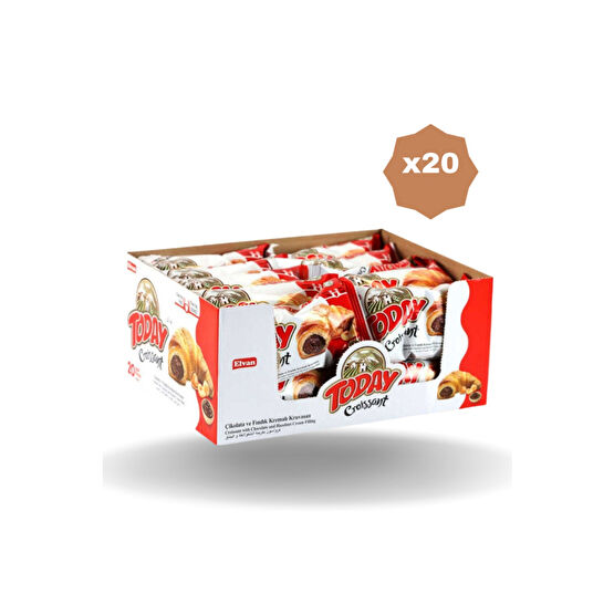 Elvan Today Kruvasan Çikolatalı 40 gr x 20 Adet Ramazan Paketi Fiyatı