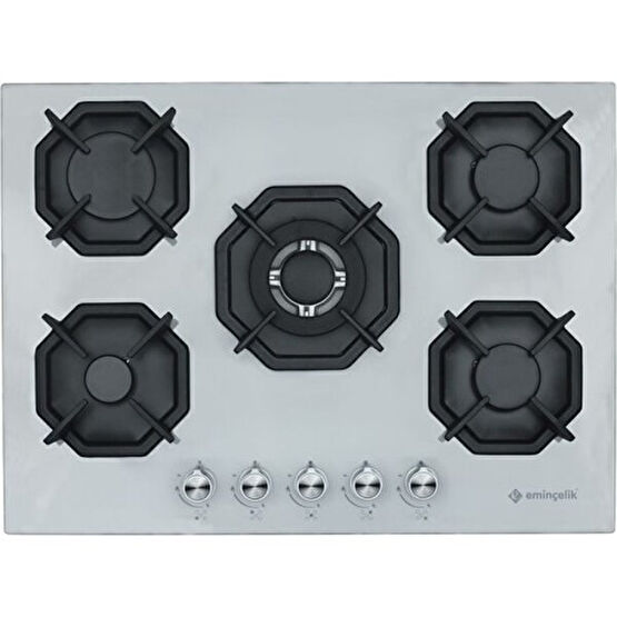 Emi̇nçeli̇k Ec-Ah 2250 BW Wg70 SNG 70 CM Woklu Beyaz Ankastre Ocak Ankastre Ocaklar Fiyatı