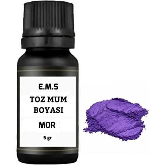 E.M.S E M S Mor Renk Toz Mum Boyası 5 gr Mum Boya Fiyatı