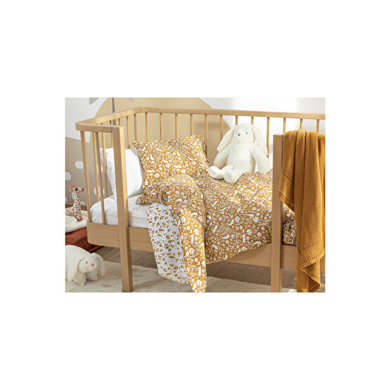 English Home Bunny Pamuklu Bebe Nevresim Takımı 100x150 Cm Beyaz Bebek Nevresim Takımı Fiyatı