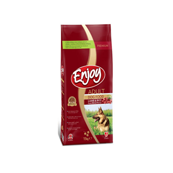 Enjoy Kuzu Etli Yetişkin Köpek Maması 15 kg