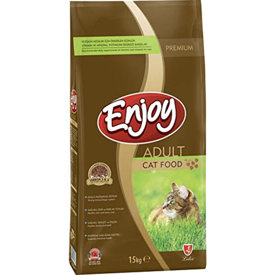 Enjoy Tavuklu Yetişkin Kedi Maması 15 Kg
