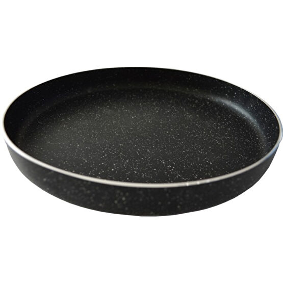 Erato Taşfırınım Granit Kaplama Alüminyum Yuvarlak Siyah Pizza Makinesi Tepsisi 28,5 cm * 3,5 cm Servis Tepsisi Fiyatı
