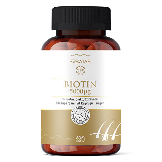 Erbatab Biotin 60 Kapsül