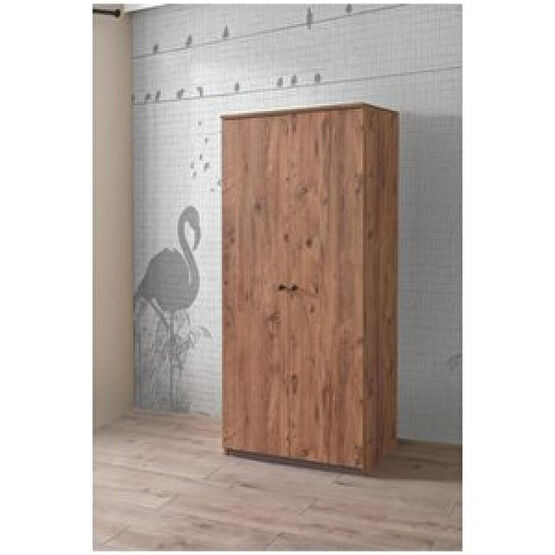 Erezoğulları Ekonomik 2 Kapılı Gardırop Elbise Dolabı 80x53x180cm Bebek Odası Gardırop Fiyatı