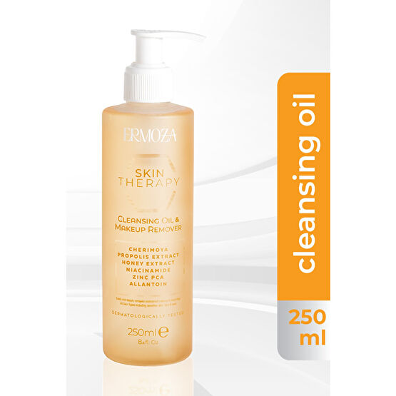 Ermoza Kozmetik Skin Therapy Cleansing Oil - Temizleme Yağı - Derinlemesine Temizlik - 250 ml Cilt Temizleme ve Peeling Fiyatı