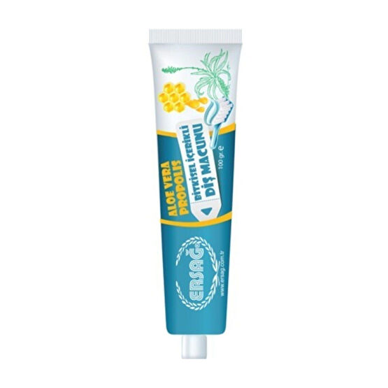 Ersağ Diş Macunu 100 Ml Aloe Vera Propolis Bitkisel Içerikli Diş Macunları Fiyatı