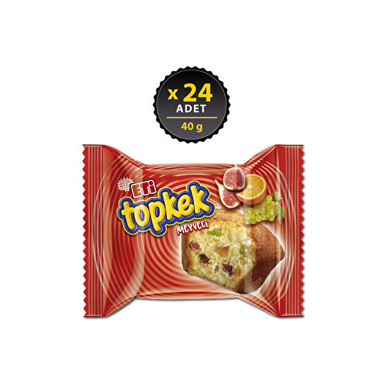 Eti Topkek Meyveli Kek 40 g x 24 Adet Bisküvi ve Kek Fiyatı