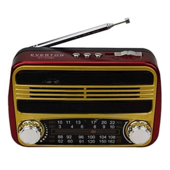 Everton RT-310 Bluetoothlu Nostaljik Radyo Usb Mp3 Player Alarmlı Saatler & Radyolar Fiyatı