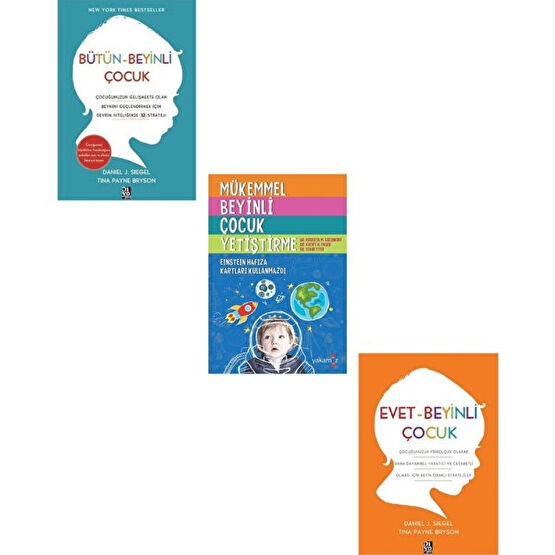 Evet Beyinli Çocuk + Bütün Beyinli Çocuk + Mükemmel Beyinli Çocuk Yetiştirme 3 Kitap Set Başarı Kitapları Fiyatı