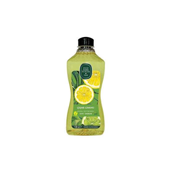 Eyüp Sabri Tuncer Çeşme Limonu Doğal Zeytinyağlı Sıvı Sabun 1.5 Lt