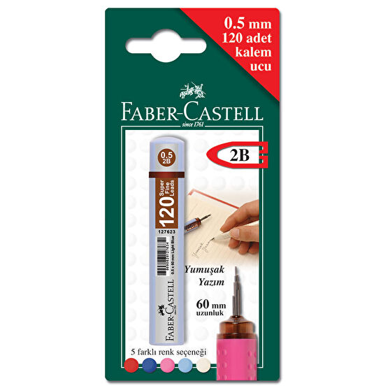 Faber Castell 120'Li Mın 0.5 Kalem Ucu Mekanik Kurşun (Versatil) Kalem Fiyatı