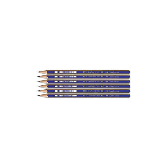Faber Castell 1221 Dereceli Resim Kalemi 2b 6 Lı Paket Kurşun (Ahşap) Kalem Fiyatı