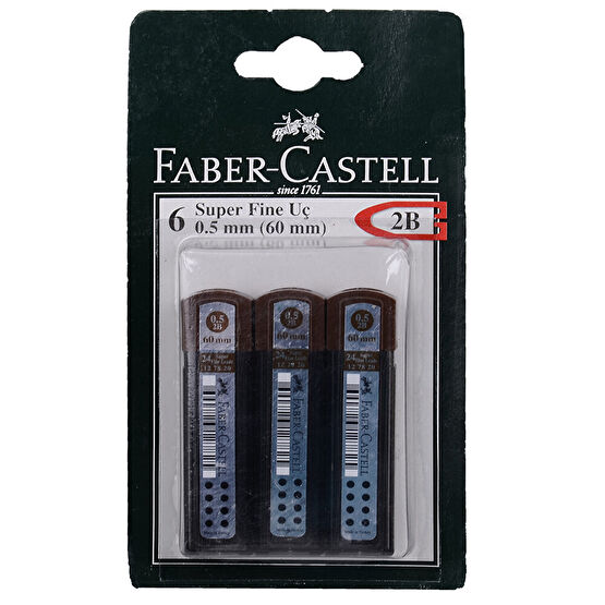 Faber Castell 6'Li Grip Min 0,5 Mekanik Kurşun (Versatil) Kalem Fiyatı