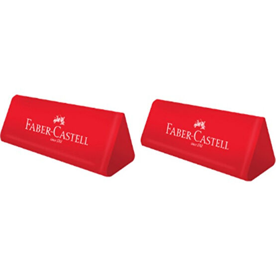 Faber-Castell Faber-Castel Üçgen Silgi 187237 - Kırmızı Silgi Fiyatı