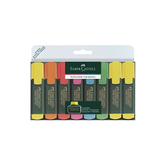 Faber Castell Fosforlu Kalem Karısık 6+2 (5038154862) Fosforlu Kalem Fiyatı