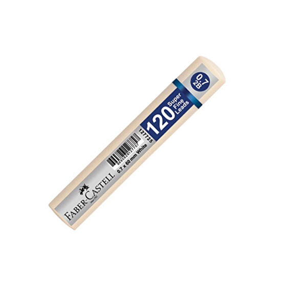 Faber Castell Grip Min 0.7 2b 60 Mm 120`li Beyaz Tüp 1 Adet