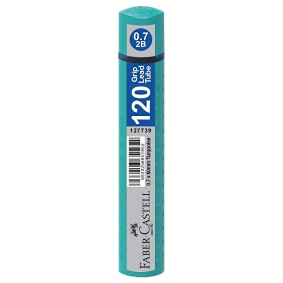 Faber-Castell Grip Min 120LI Tüp 2b 60MM Turkuaz 0.7 Uç Kurşun Kalem Ucu (Min) Fiyatı