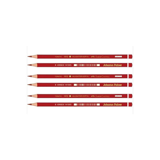 Faber Castell Kırmızı Kopya Kurşun Kalem (6 Adet) Kurşun (Ahşap) Kalem Fiyatı
