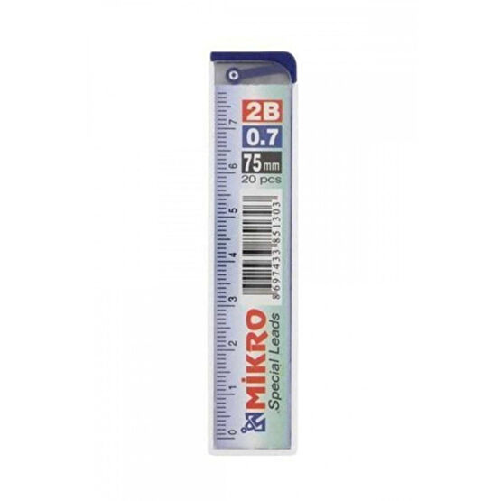 Faber Castell Mikro Min 1 Adet 0.7 Cetvelli Kalem Ucu 75 Mm 2b ( Kırtasiye) Kurşun Kalem Ucu (Min) Fiyatı