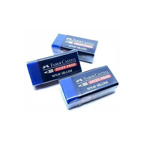 Faber Castell Orta Boy Sınav Silgisi 3 Lü