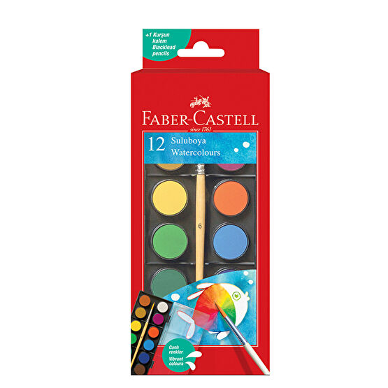 Faber Castell Suluboya Seti 12 Renk Sulu Boya Fiyatı