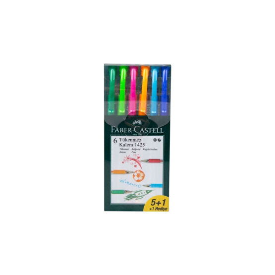 Faber Castell Tükenmez Kalem 5+1 Tükenmez Kalem Fiyatı