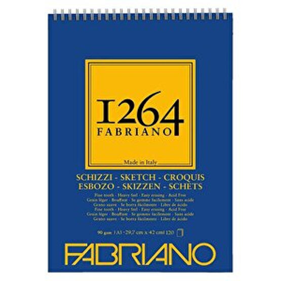 Fabriano 1264 Schizzi A3 - 90 Gr - F-1264 Eski̇z Defteri̇ - Üst Spi̇ralli̇ - Mi̇kroperforeli̇ Spiralli Defter Fiyatı