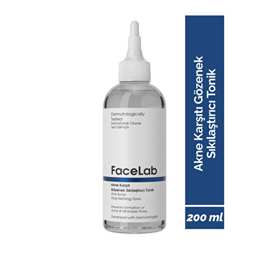 FaceLab Salisilik Asit Içerikli Akne Karşıtı Gözenek Sıkılaştırıcı Tonik 200 ml