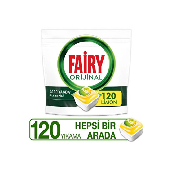 Fairy Hepsi Bir Arada Bulaşık Makinesi Deterjanı Kapsülü/tableti 120 Yıkama Limon Kokulu Bulaşık Yıkama Fiyatı