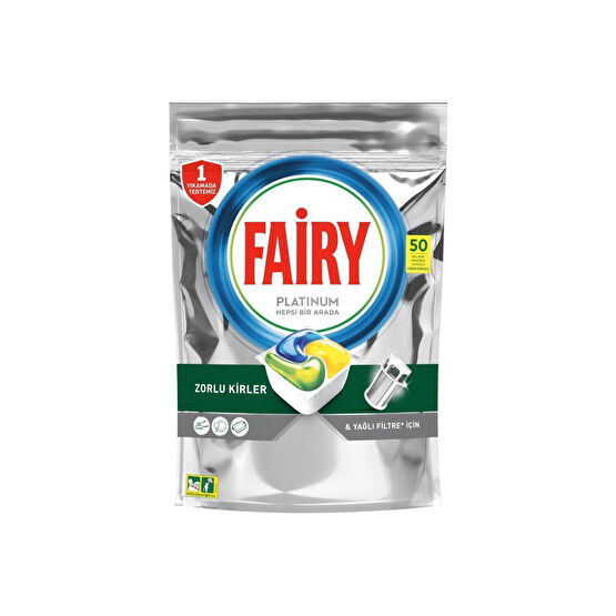 Fairy Platinum 50li Yıkama Bulaşık Makinesi Deterjanı Tablet Bulaşık Yıkama Fiyatı