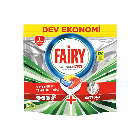 Fairy Platinum Plus Bulaşık Makinası Deterjanı Kapsül 120 Li Bulaşık Yıkama Fiyatı
