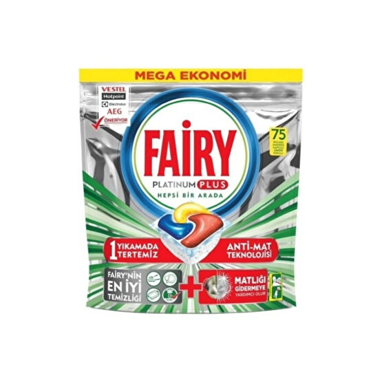 Fairy Platinum Plus Bulaşık Makinesi Deterjanı Kapsülü 75 Yıkama Limon Kokulu Bulaşık Yıkama Fiyatı