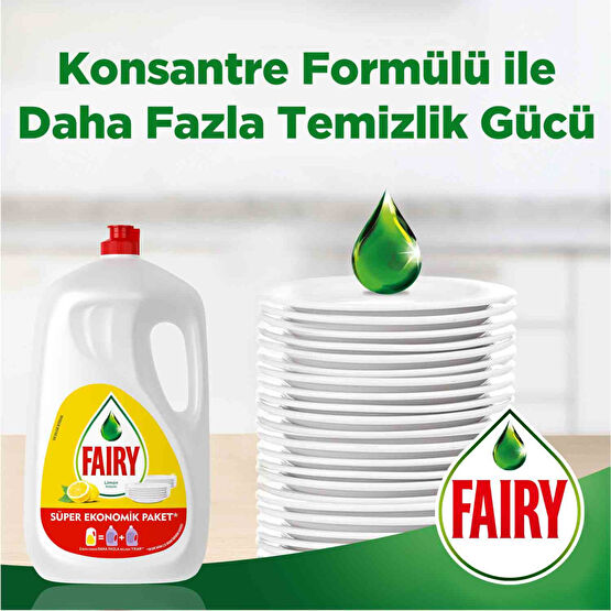 Fairy Sıvı Bulaşık Deterjanı 2600 ml Limon
