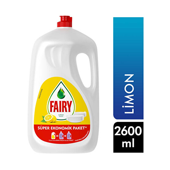 Fairy Sıvı Bulaşık Deterjanı 2600 ml Limon Diğer Fiyatı